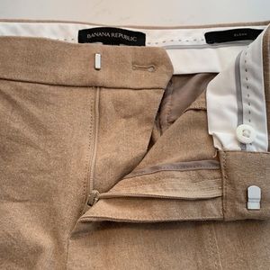 Banana Republic Sloan pant, camel colour, size 8 petite